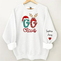 Aperturee - Grandma And Kids Claus Custom Christmas Sweatshirt