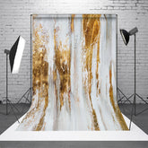 Aperturee - Gray Gold Abstract Texture Photography Backdrop