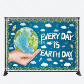 Aperturee - Green Make Everyday Earth Day Theme Backdrop Decor
