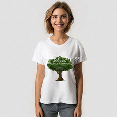 Aperturee - Green Tree Custom Family Reunion Souvenir TShirt