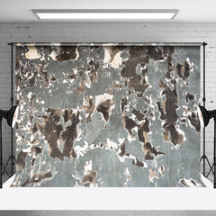 Aperturee - Grey Brown Shabby Wall Abstract Textured Backdrop