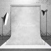 Aperturee - Grey White Abstract Texture Portrait Studio Backdrop