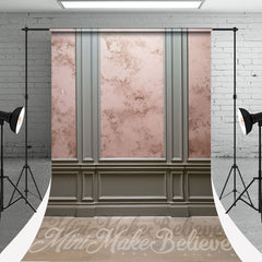 Aperturee - Gypsum Line Wall Pink Grey Backdrop For Photography