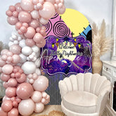 Aperturee - Halloween Little Nightmare Baby Shower Arch Backdrop