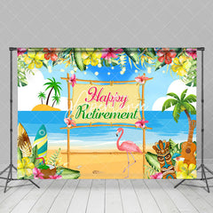Aperturee - Hawaii Beach Greenery Summer Retirement Backdrop