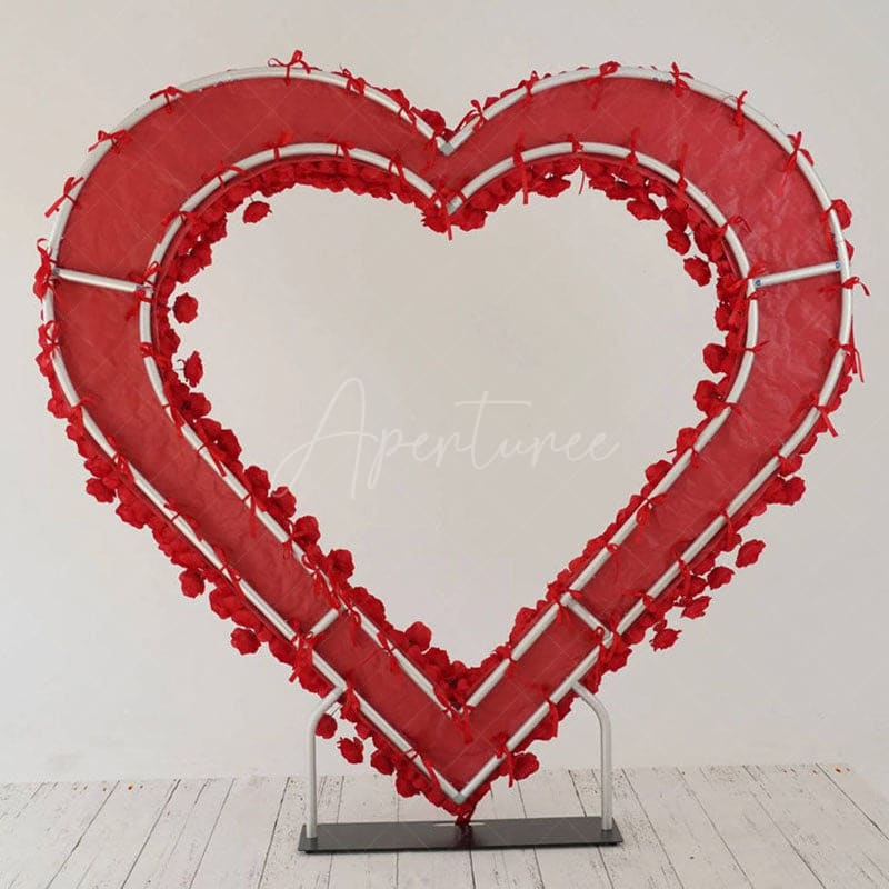 Aperturee - Heart Shape 8ft Double Layer Arch Stand