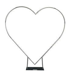 Lofaris Heart Shape Aluminum Backdrop Stand Party Props