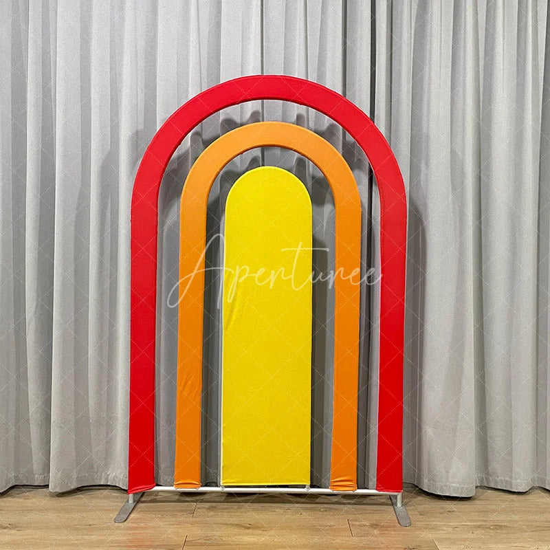 Lofaris Hollow Rainbow Arch Frame Party Backdrop Stand