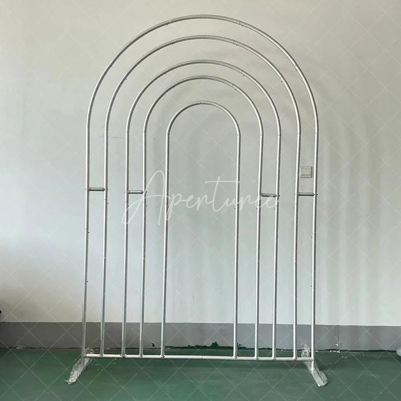 Lofaris Hollow Rainbow Arch Frame Party Backdrop Stand