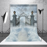 Aperturee - Holy Heaven Gate Dove White Cloud Funeral Backdrop