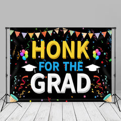 Aperturee - Honk For The Grad Balloon Ribbon Photo Backdrop
