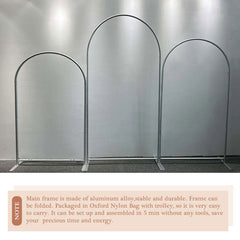 Aperturee Hot Pink Decro Double Sided Party Arch Backdrop Kit