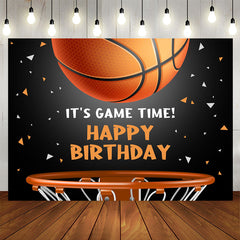 Aperturee - Its Basketball Game Time Birthday Backdrop For Boy