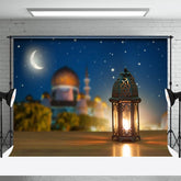 Aperturee - Lantern Starry Night Ramadan Rubarak Party Backdrop