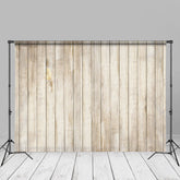 Aperturee - Light Brown Wood Grain Photography Photo Backdrop