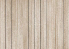Aperturee - Vertical Light Color Wooden Board Rubber Floor Mat