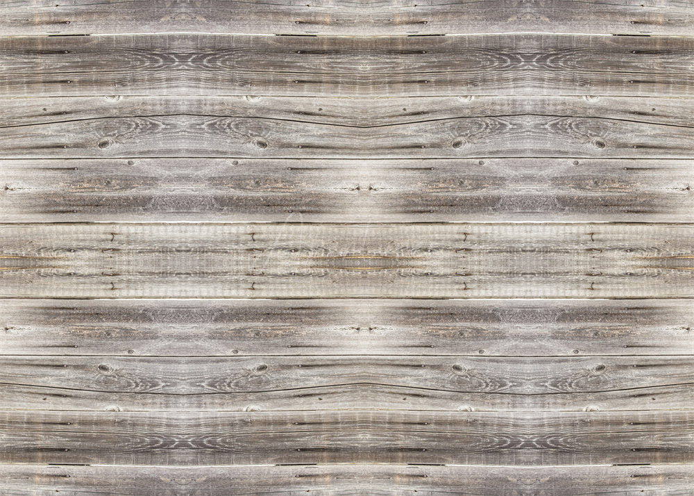 Aperturee - Classic Light Grey Texture Wood Rubber Floor Mat