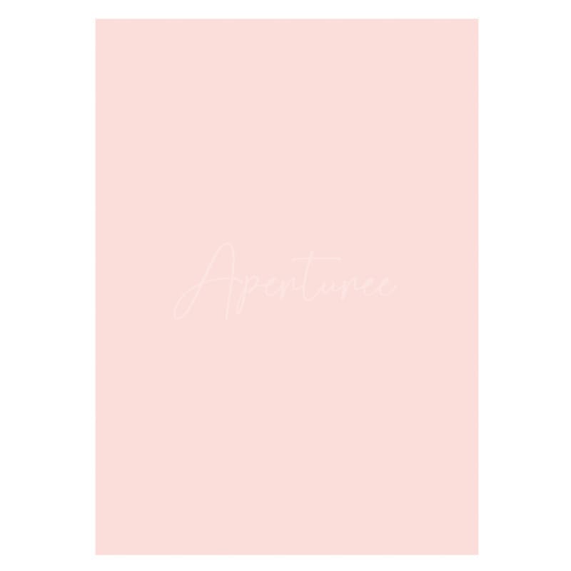 Aperturee - Light Pink Solid Simple Backdrop For Photography