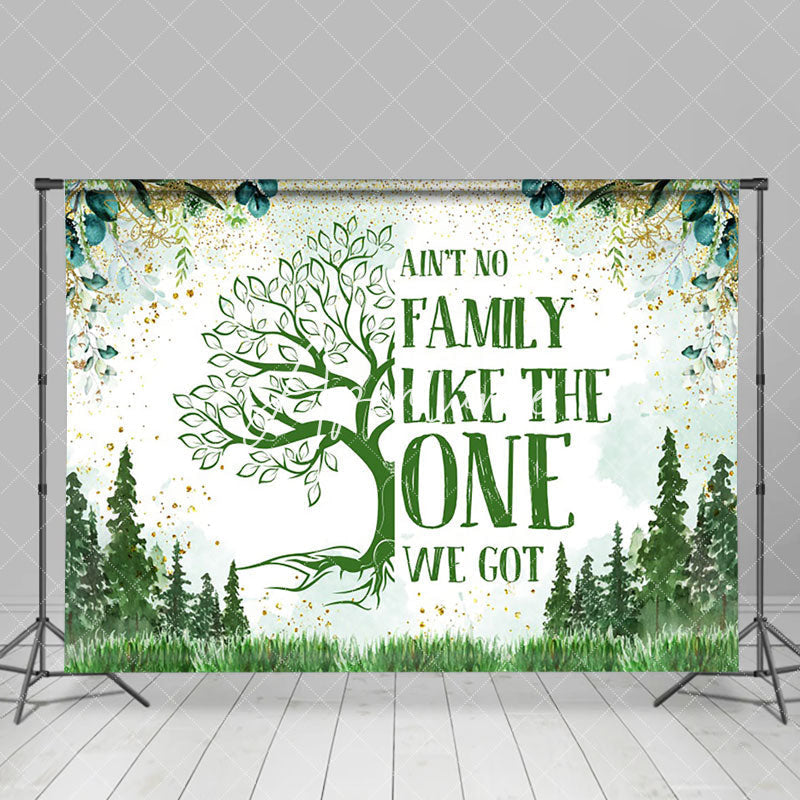 Aperturee - Like The One Green Trees Family Reunion Backdrop
