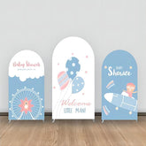 Aperturee - Little Man Balloons Ferris Wheel Arch Backdrop Kit