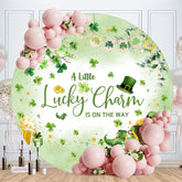 Aperturee - Lucky Clover St Patricks Day Baby Shower Backdrop