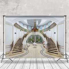 Aperturee - Luxury Staircase Interior Window Backdrop For Photo