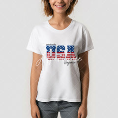 Aperturee - Made in USA American Flag Custom Faimly T-shirt