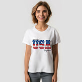 Aperturee - Made in USA American Flag Custom Faimly T-shirt