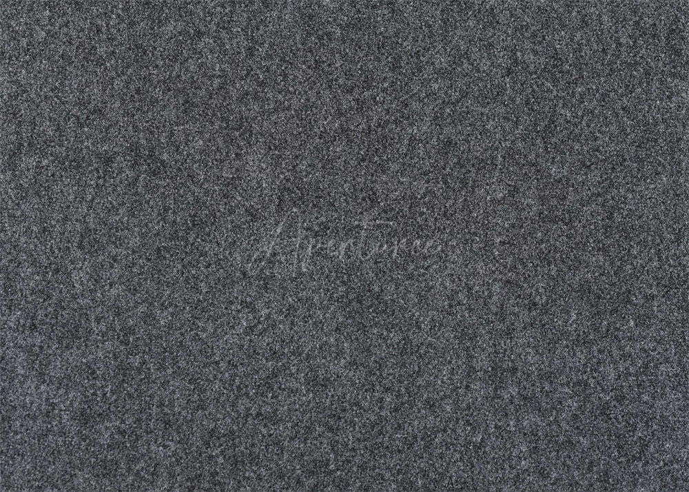 Aperturee - Matte Black Frosted Simple Texture Rubber Floor Mat