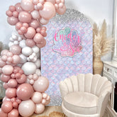 Aperturee - Mermaid Scale Under The Sea Double Sided Arch Backdrop