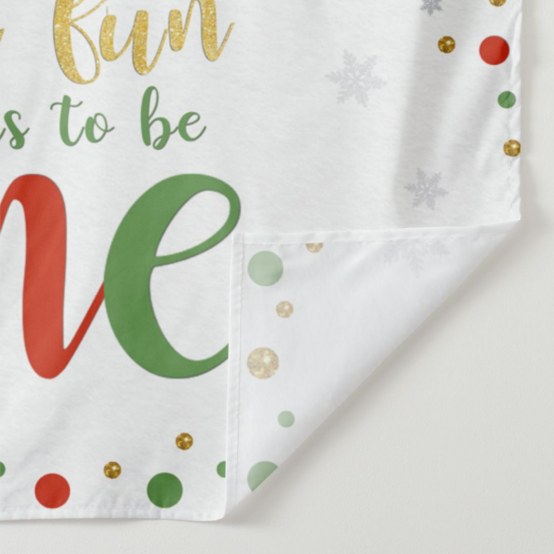 Aperturee - Merry Christmas And Happy 1St Birthday Backdrop