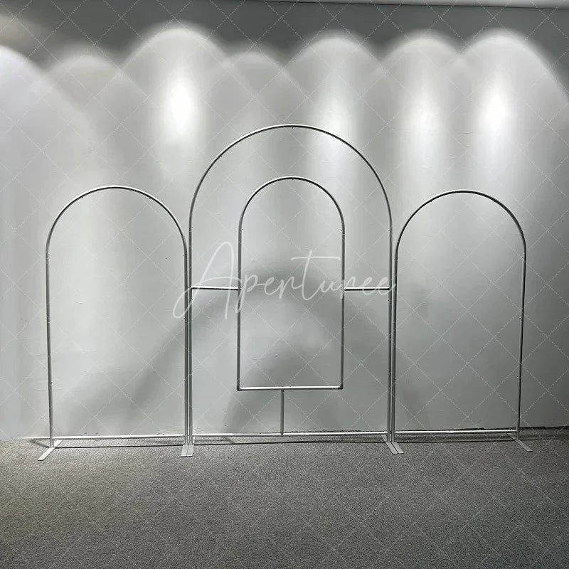 Lofaris Metal Chiara Stand Kit Arched Wall Backdrop Frame