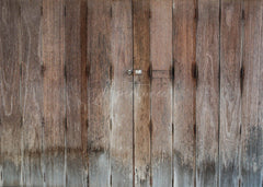 Aperturee - Vintage Moldy Moist Wooden Board Rubber Floor Mat