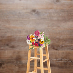 Aperturee - Natural Abstract Brown Wood Texture Backdrop For Photo