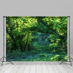 Aperturee - Natural Green Grassland Photography Spring Backdrop