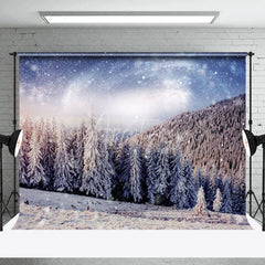 Aperturee - Natural Winter Scene Photography Backdrop Photo Shoot