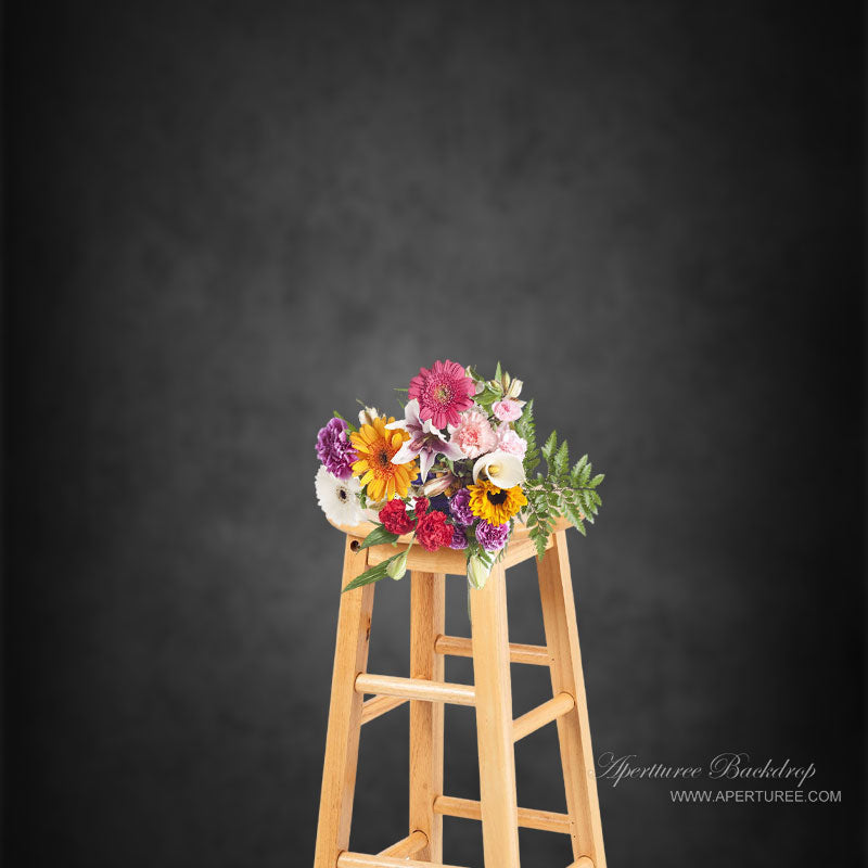 Aperturee - Old Master Black Portrait Photo Studio Backdrop