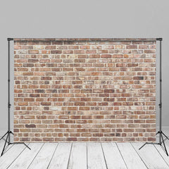Aperturee - Old Red Weathered Brick Wall Photoshoot Backdrop