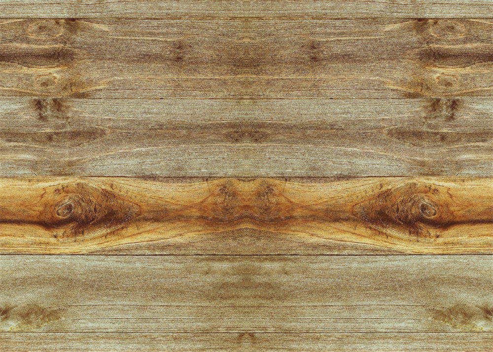Aperturee - Old Yellow Texture Classic Wood Rubber Floor Mat