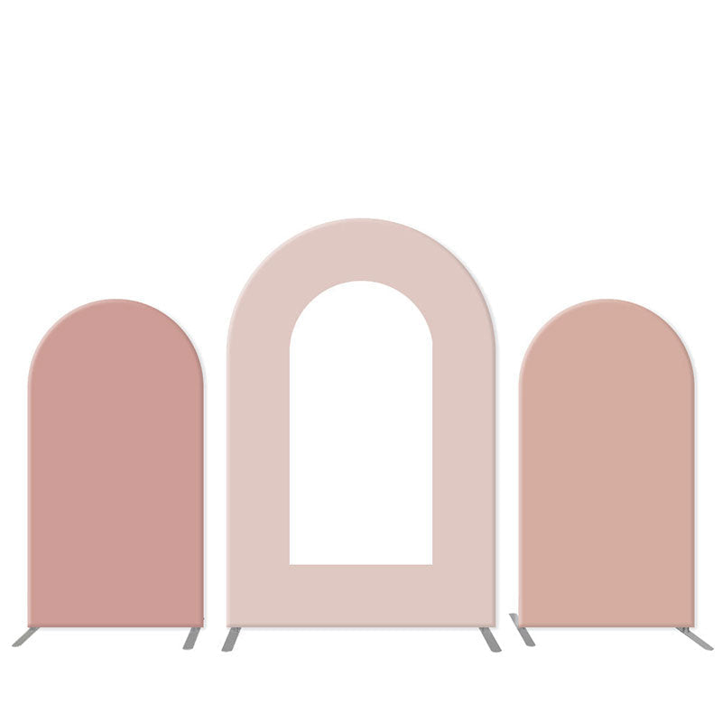 Aperturee Open Pink Theme Arch Backdrop Kit For Birthday Party
