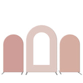 Aperturee Open Pink Theme Arch Backdrop Kit For Birthday Party