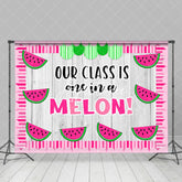 Aperturee - Our Class Is One In A Melon Pink Summer Backdrop