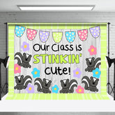 Aperturee - Our Class Is Stinkin Cute Squirrel Wooden Backdrop