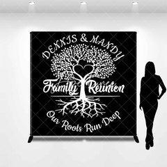Aperturee - Our Roots Run Deep Tree Custom Family Reunion Backdrop