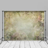 Aperturee - Overlays Light Green Floral Photography Backdrop