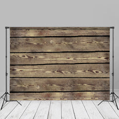 Aperturee - Pastoral Brown Transverse Wood Grain Photo Backdrop