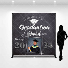Aperturee - Personalized Blackboard Cap Graduation Backdrop