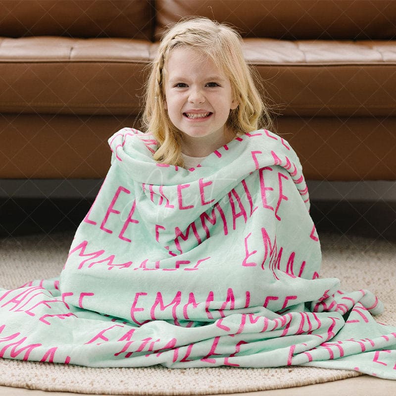 Lofaris Personalized Blanket Name Funny Letter For Boys Gift