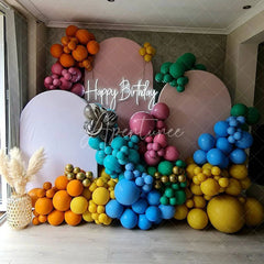 Lofaris Personalized Chiara Backdrop Kit for Party Decorations