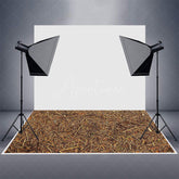 Aperturee - Brown Sawdust Wood Rubber Floor Mats For Photography